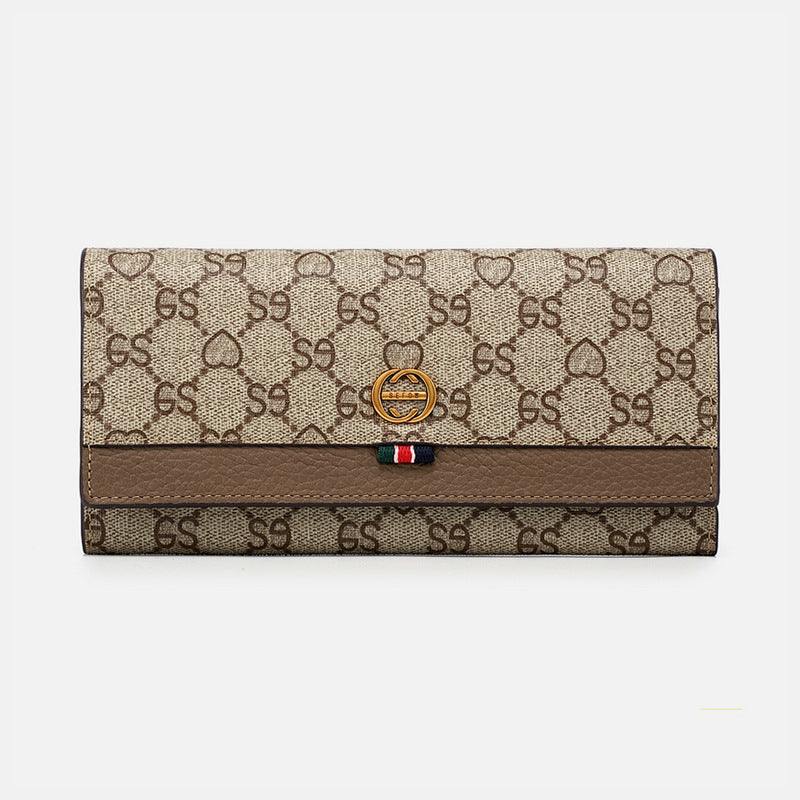 Women's Long Genuine Leather Large Capacity Cowhide Ladies Wallets
