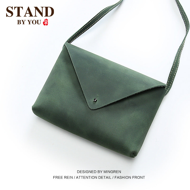Women's & Men's & Mini Pouches Pure Top Layer Cowhide Shoulder Bags