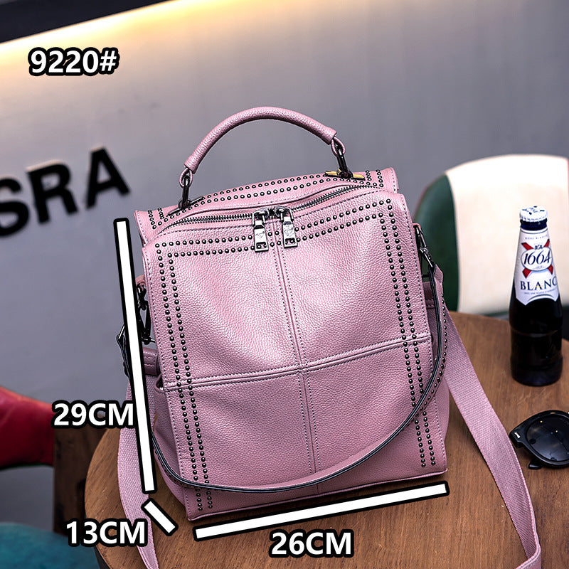 Women's Leather Korean Style Versatile Cowhide Bags