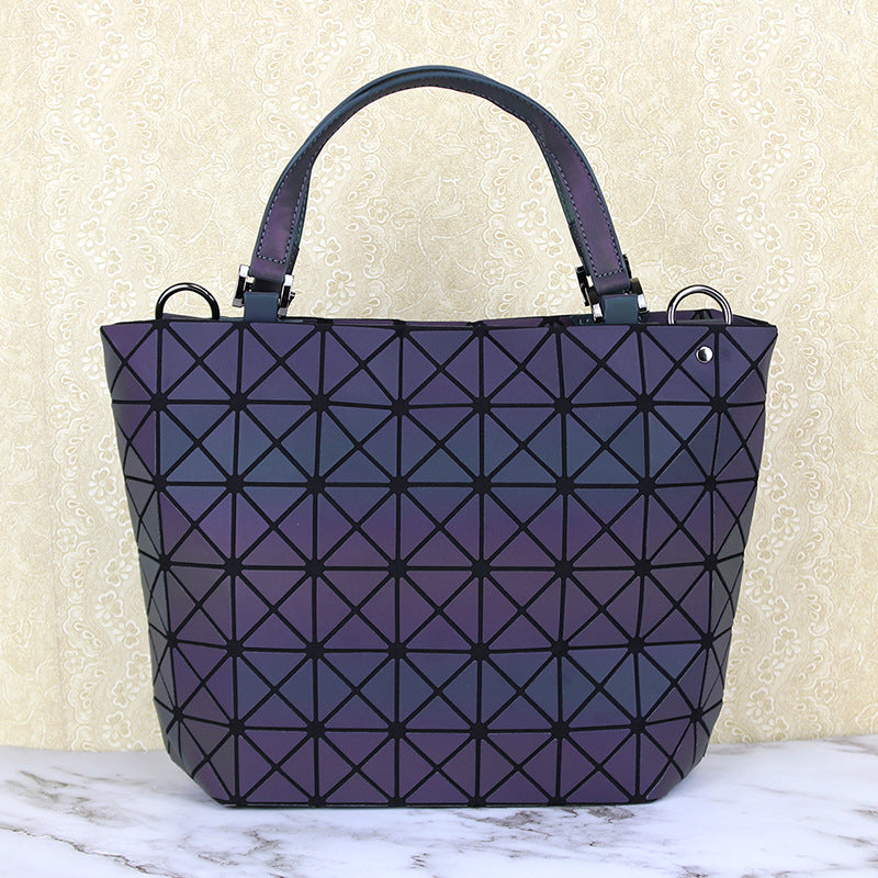 Women's Geometric Diamond Pattern Korean Style Trendy Crossbody Bags