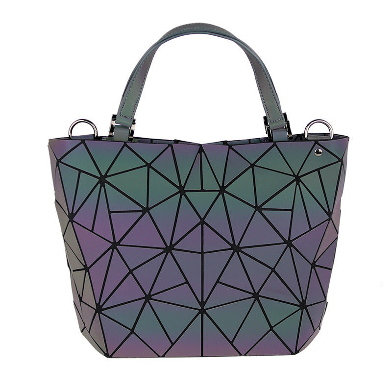 Women's Geometric Diamond Pattern Korean Style Trendy Crossbody Bags