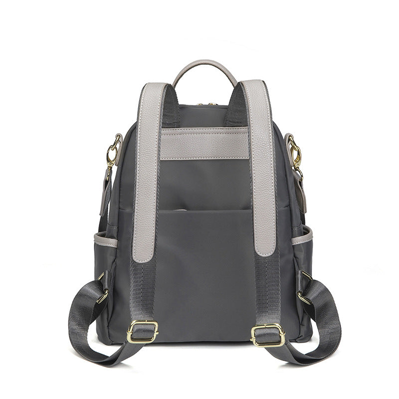 Women's Fashionable Simple Canvas Nylon Oxford Cloth Backpacks