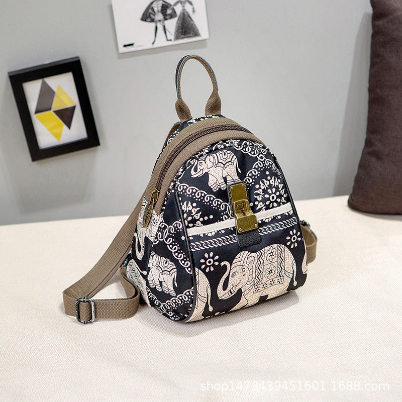 Versatile Women's Lightweight Oxford Cloth Fashion Backpacks