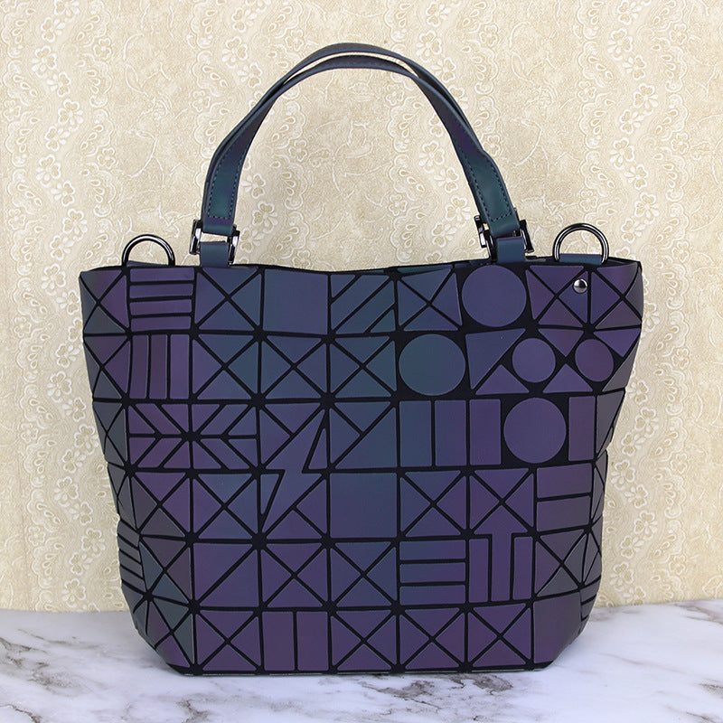 Women's Geometric Diamond Pattern Korean Style Trendy Crossbody Bags