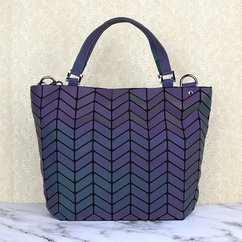 Women's Geometric Diamond Pattern Korean Style Trendy Crossbody Bags