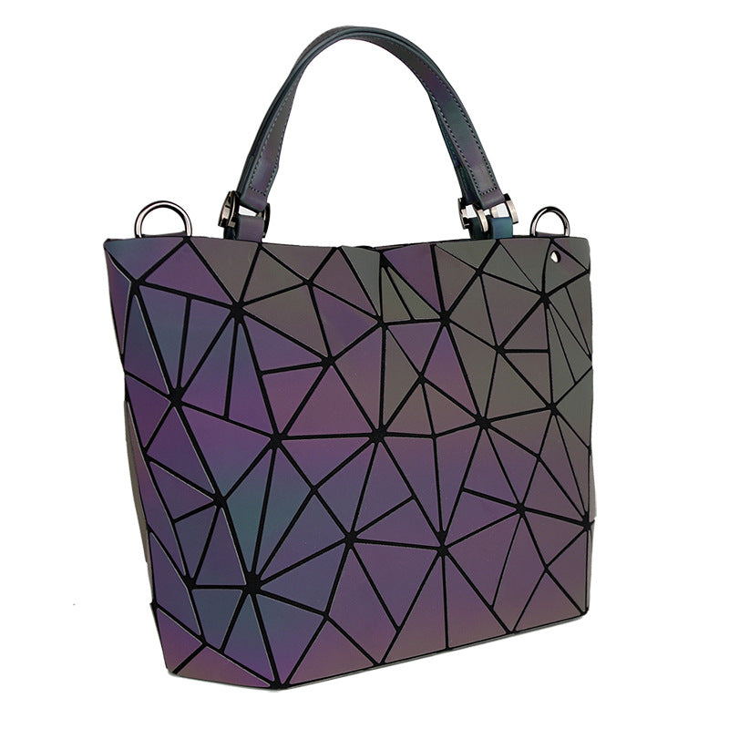 Women's Geometric Diamond Pattern Korean Style Trendy Crossbody Bags