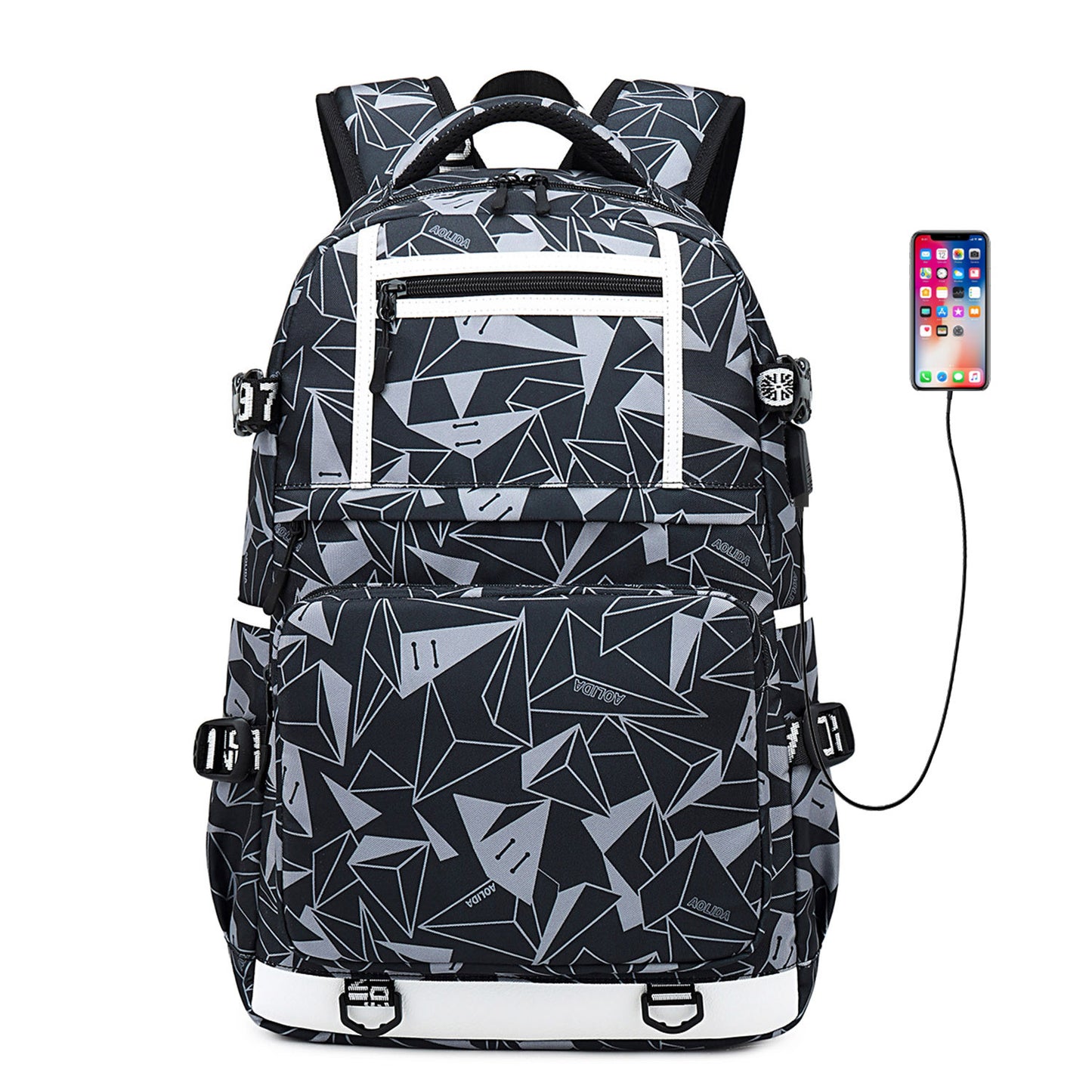 Men's Trendy Waterproof Oxford Cloth Computer Backpacks