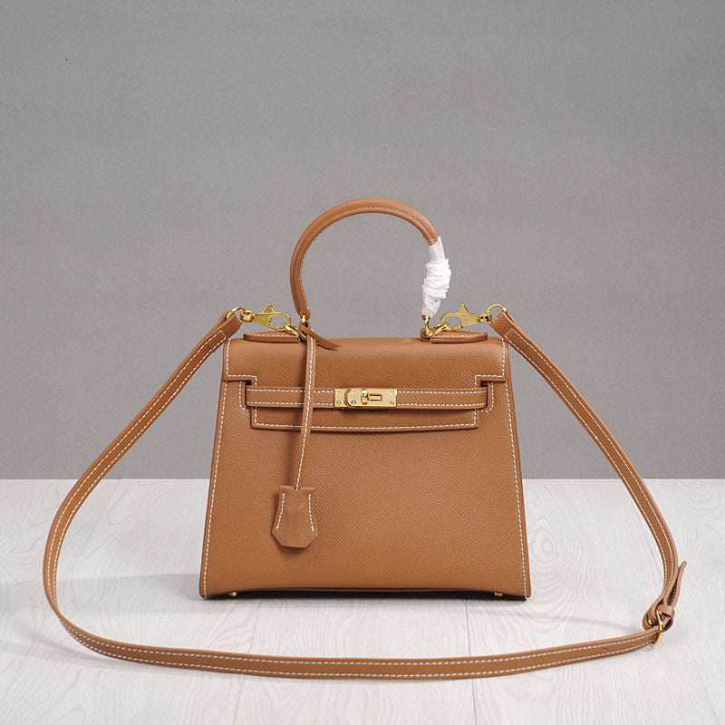 Women's Genuine Leather Portable Mini Palm Print Bags