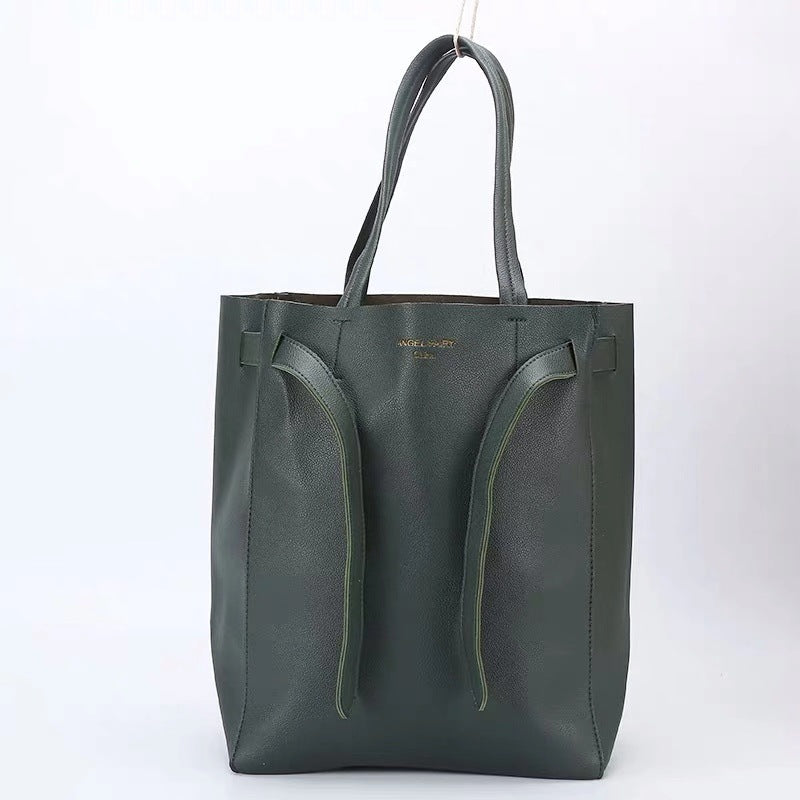 Women's Fashion Leather Portable Large Shopping Shoulder Bags
