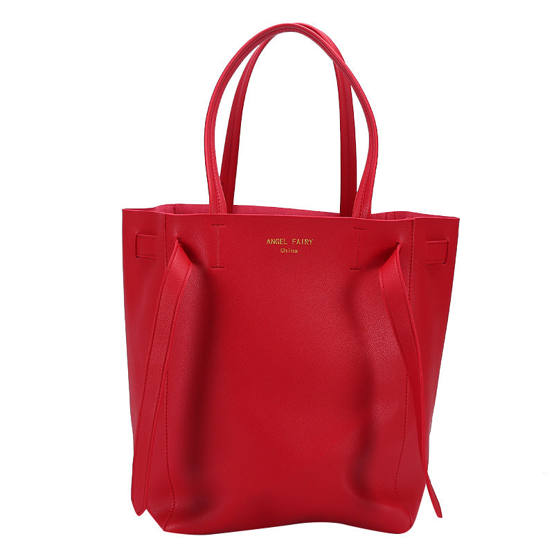 Women's Fashion Leather Portable Large Shopping Shoulder Bags