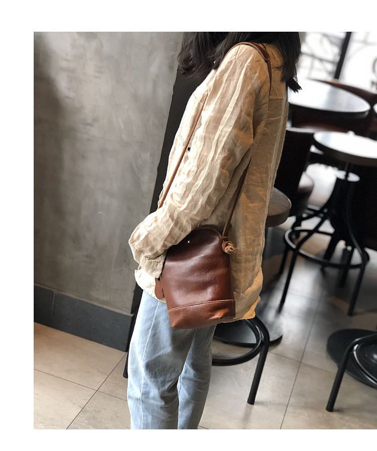 Women's Handmade Summer For Soft Genuine Leather Crossbody Bags