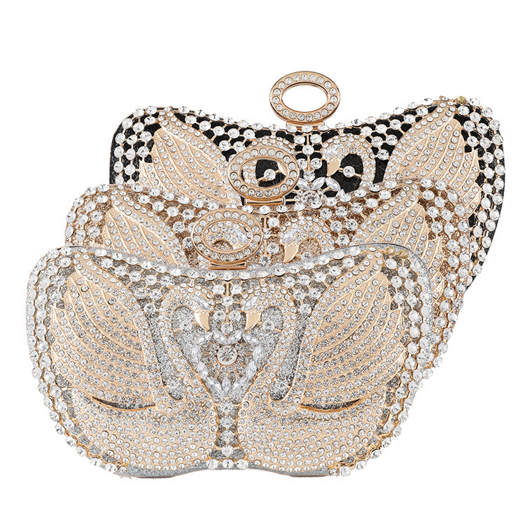 Women's Dinner With Diamonds Banquet Clutch Dress Evening Bags