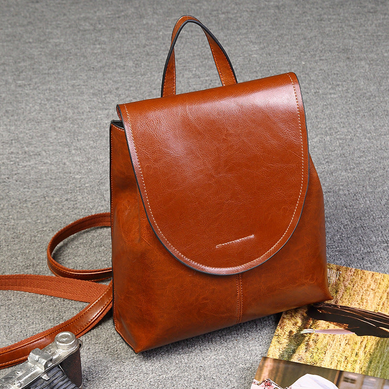 Women's Classic Genuine Leather Retro Fashion Backpacks