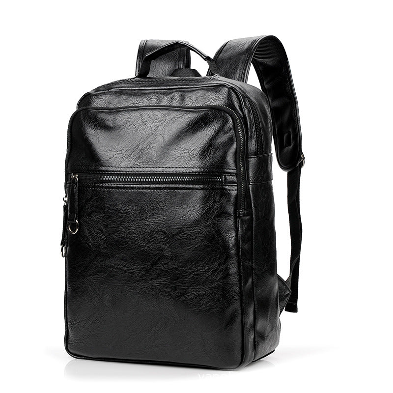 Spring Korean Style Man Pair Solid Backpacks