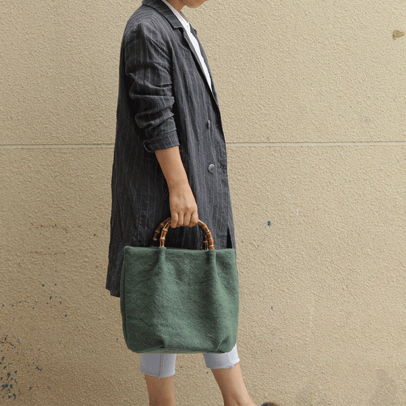 Women's Retro Linen Single Room Cloth Coarse Bags