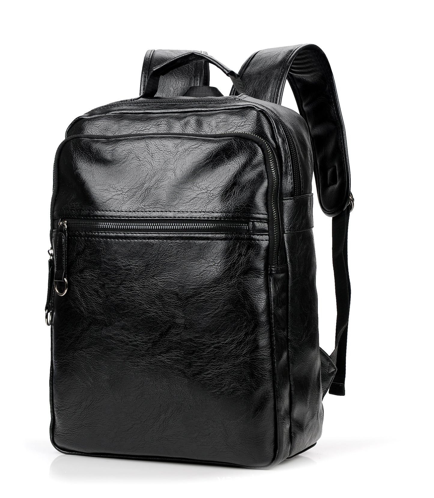 Spring Korean Style Man Pair Solid Backpacks