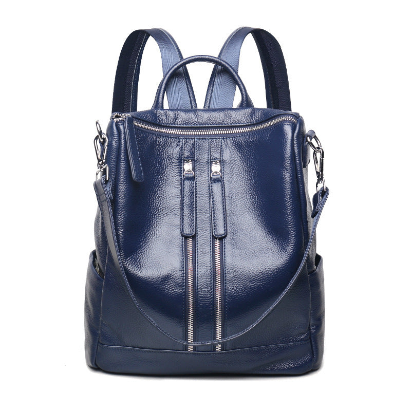 Women's Popular Graceful Glamorous Waterproof Blue Backpacks