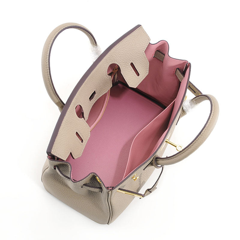 Women's Litchi Pattern Fashion Red Bridal Kelly Bags