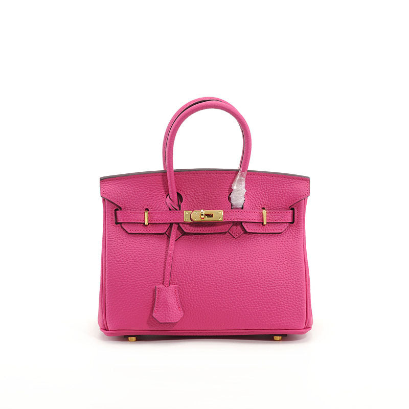 Women's Litchi Pattern Fashion Red Bridal Kelly Bags