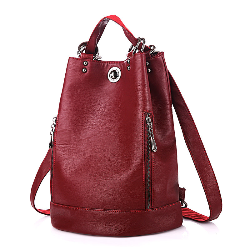 Women's Vintage Style Fashion Sheepskin Pattern Simple Bags