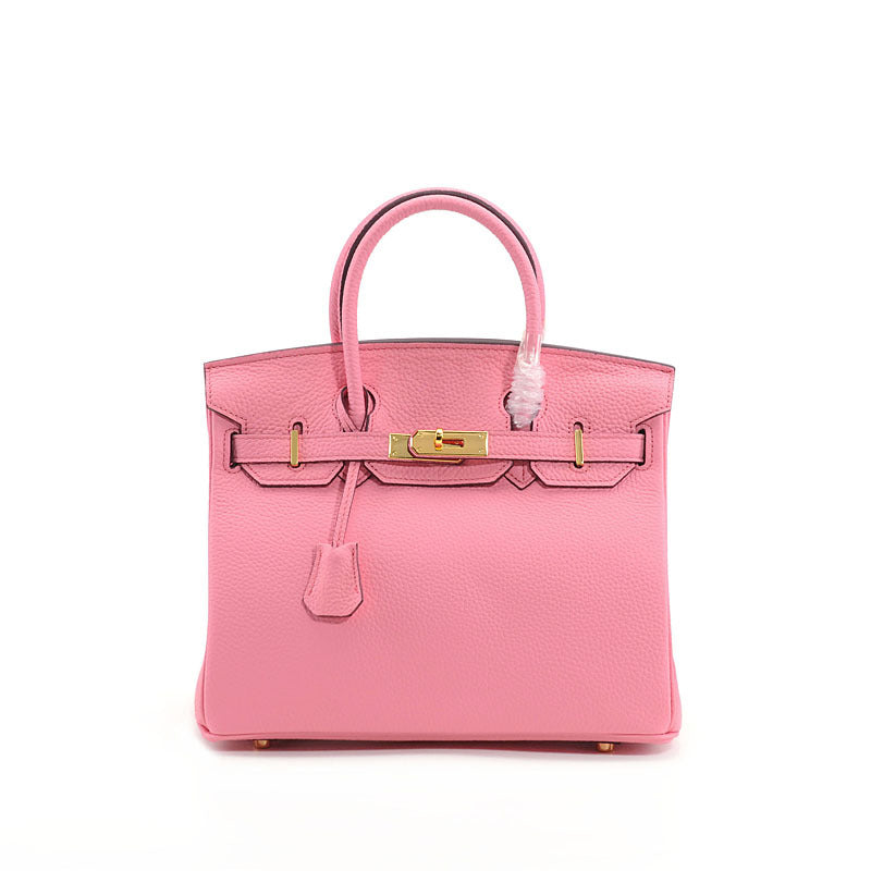 Women's Litchi Pattern Fashion Red Bridal Kelly Bags
