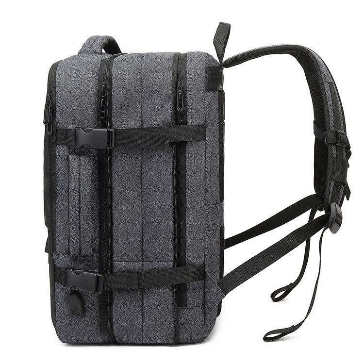 Men's Business Korean Oxford Cloth Large Capacity Backpacks