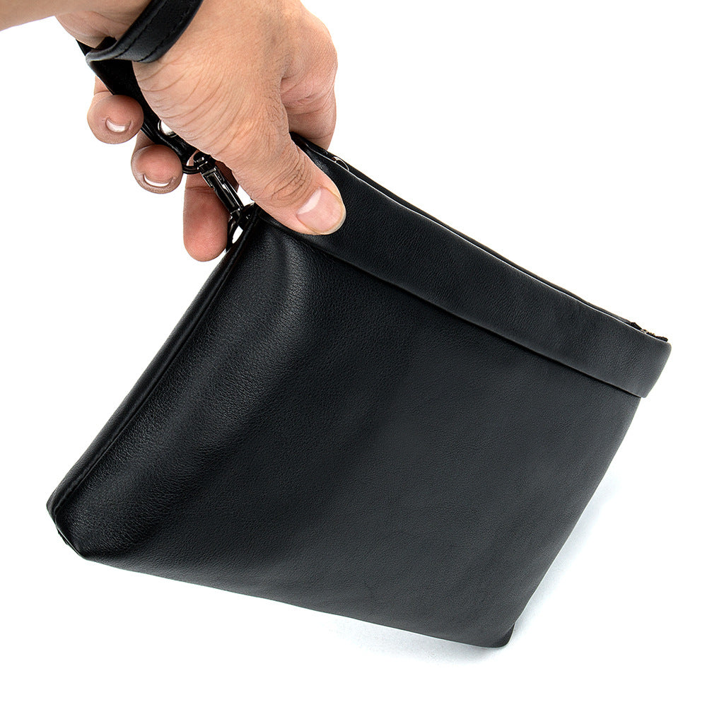 Men's Leather Clutch Business Simplicity Envelope Natural Men's Handbags