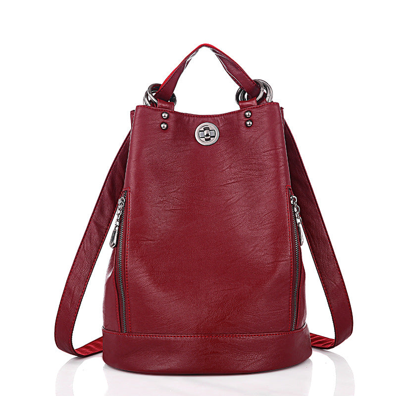 Women's Vintage Style Fashion Sheepskin Pattern Simple Bags
