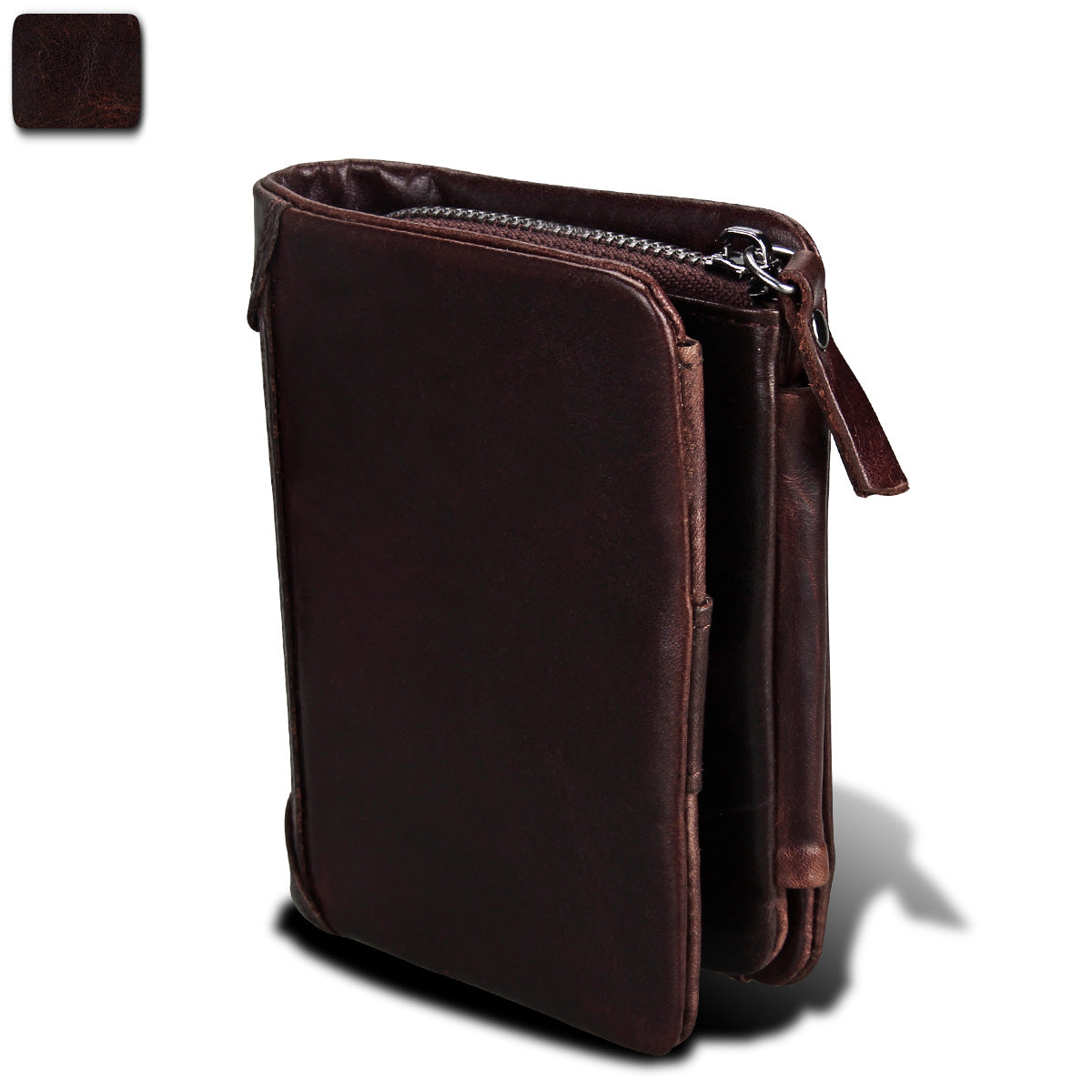 Men's Stylish Slouchy Leather Multifunctional Swiping Men's Wallets