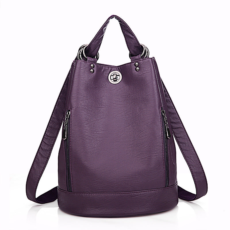 Women's Vintage Style Fashion Sheepskin Pattern Simple Bags