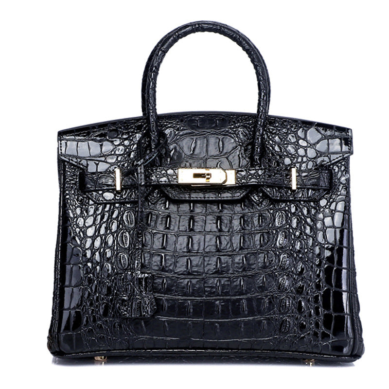 Women's Unique Fashion Genuine Leather Platinum Handbags