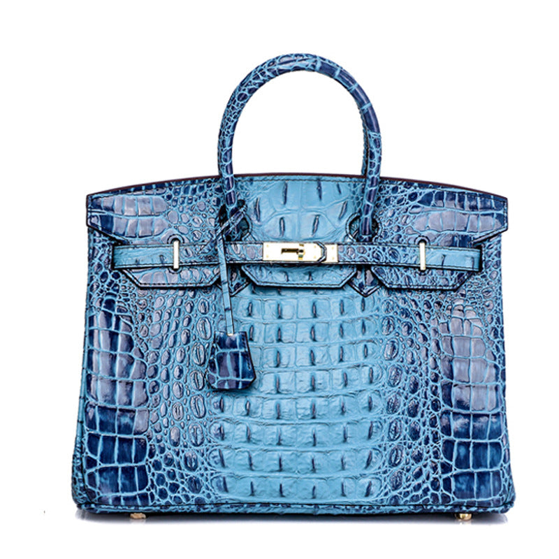 Women's Unique Fashion Genuine Leather Platinum Handbags