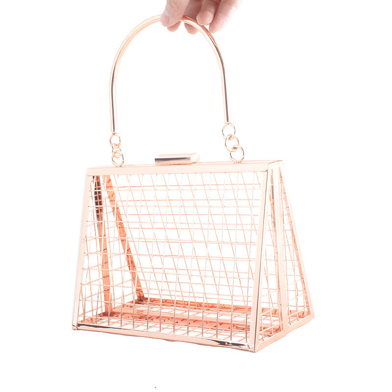 Graceful Classy Beautiful Metal Fashion Banquet Evening Bags