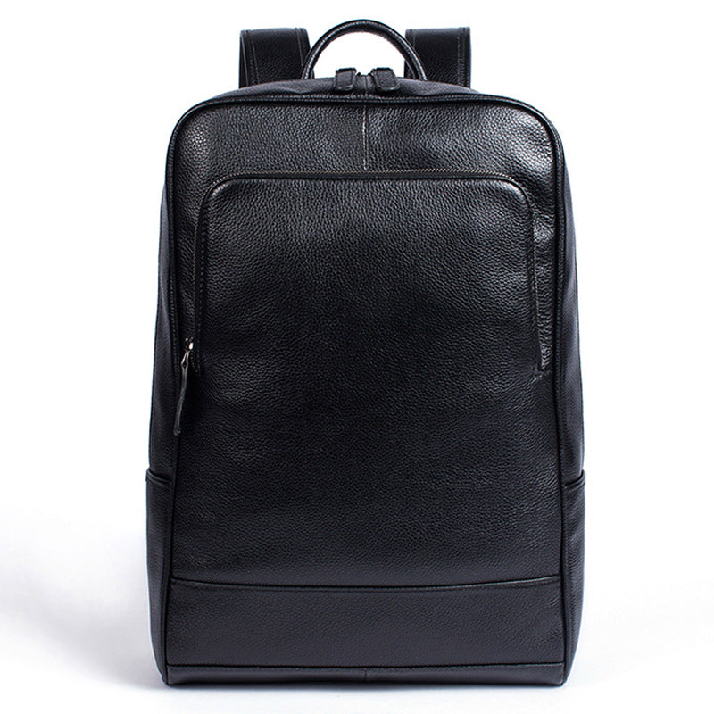 Men's Business Genuine Leather Computer First Layer Cowhide Large Backpacks