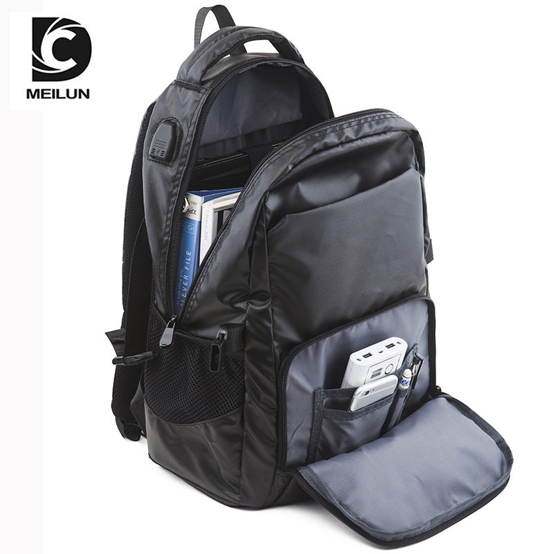 Men's Retro Fashion Trendy Oxford Computer Backpacks