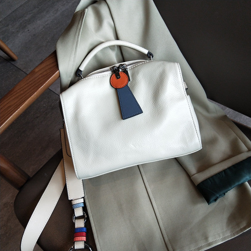 Women's Leather Fashion Soft First Layer Cowhide Handbags