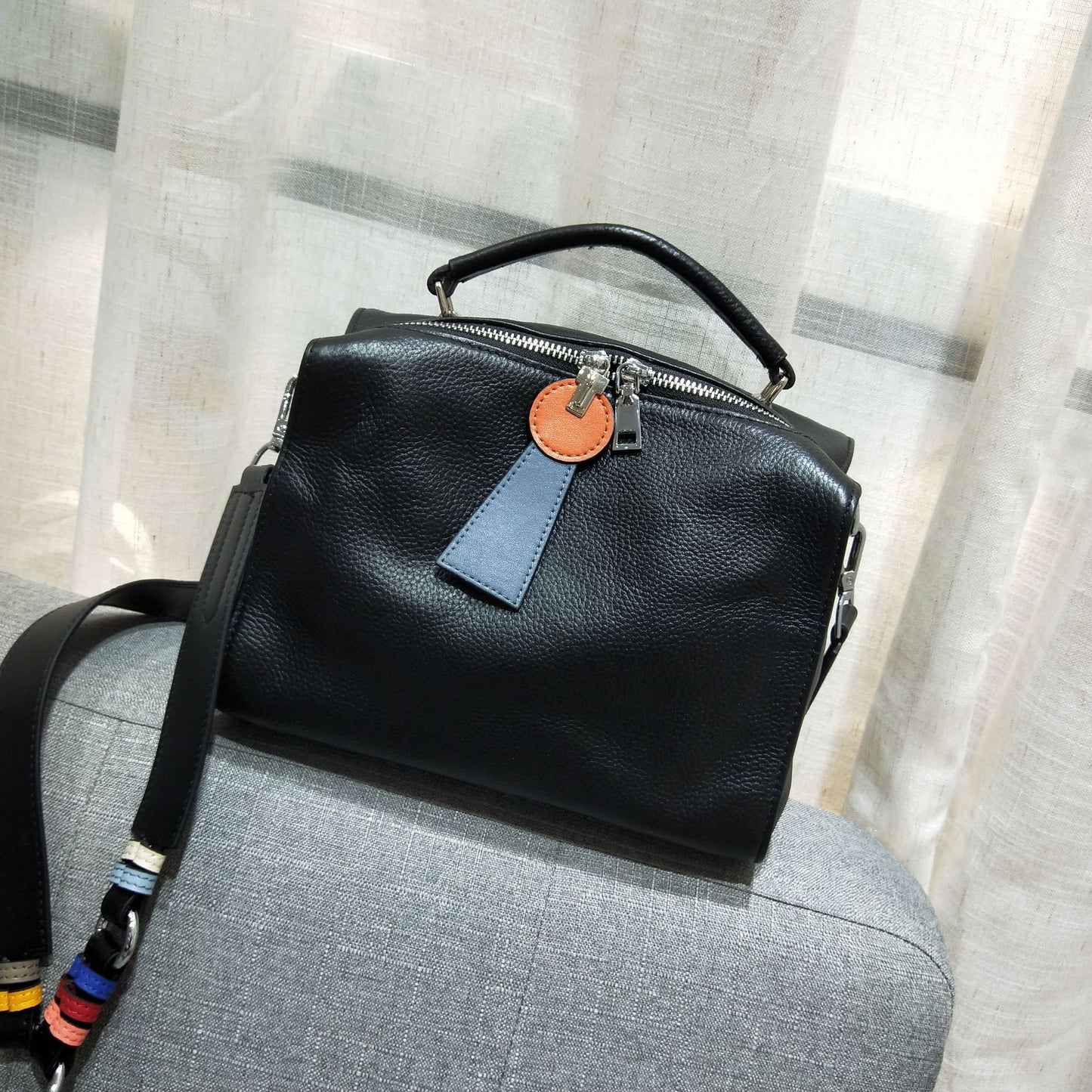 Women's Leather Fashion Soft First Layer Cowhide Handbags