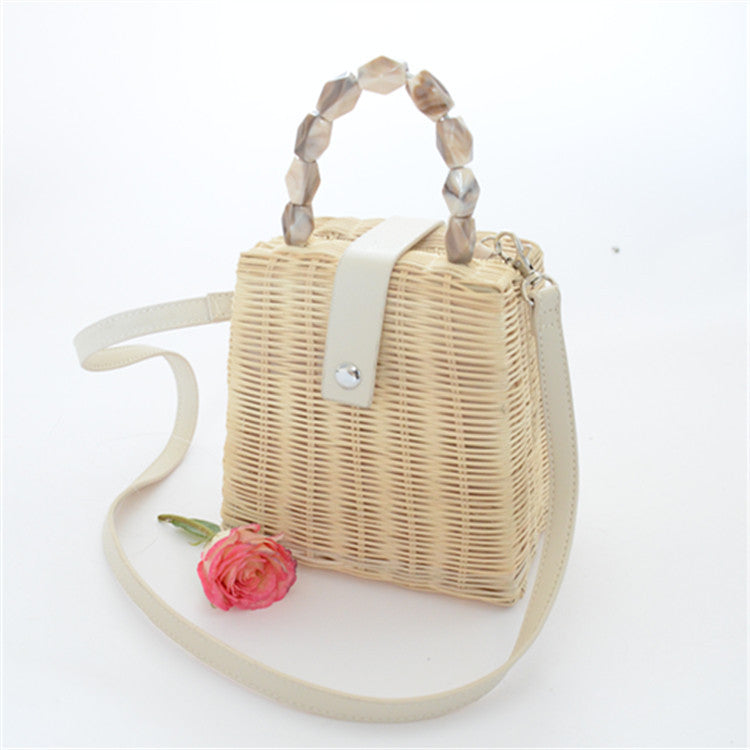 Women's Rattan Straw Hand-woven Holiday Fashion Bags