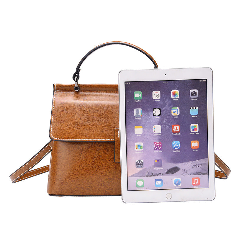 Women's Creative Cowhide Korean Style Fashion Shoulder Bags