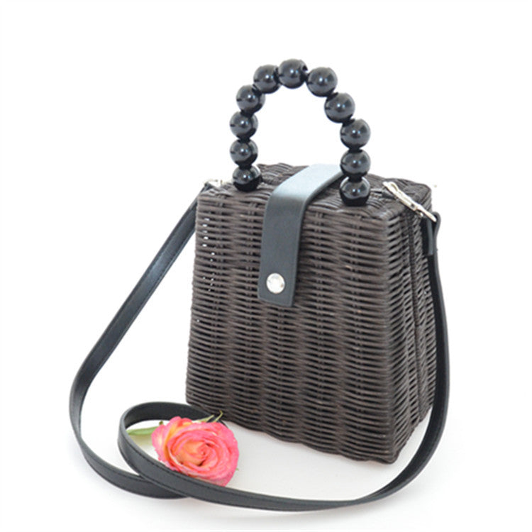 Women's Rattan Straw Hand-woven Holiday Fashion Bags