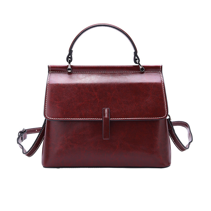 Women's Creative Cowhide Korean Style Fashion Shoulder Bags