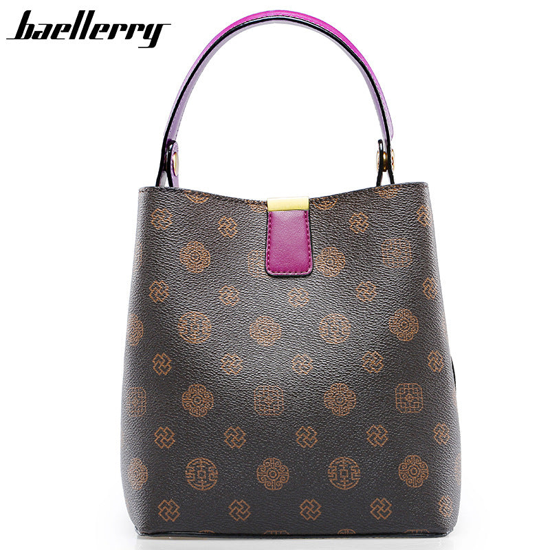 Women's Durable Plaid Portable Fashion Printed Handbags
