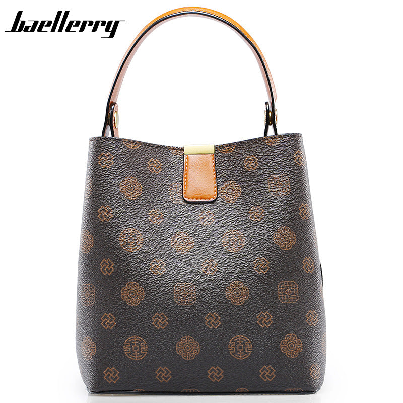 Women's Durable Plaid Portable Fashion Printed Handbags