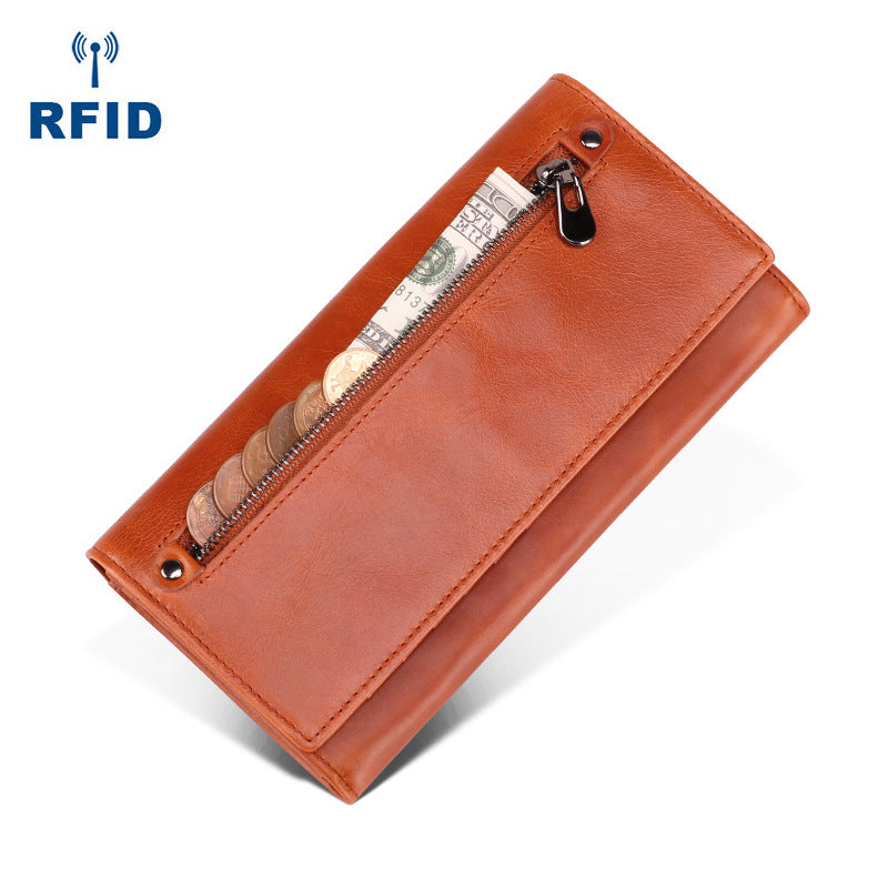 High-grade Genuine Leather Lady Two Fold Ladies Wallets