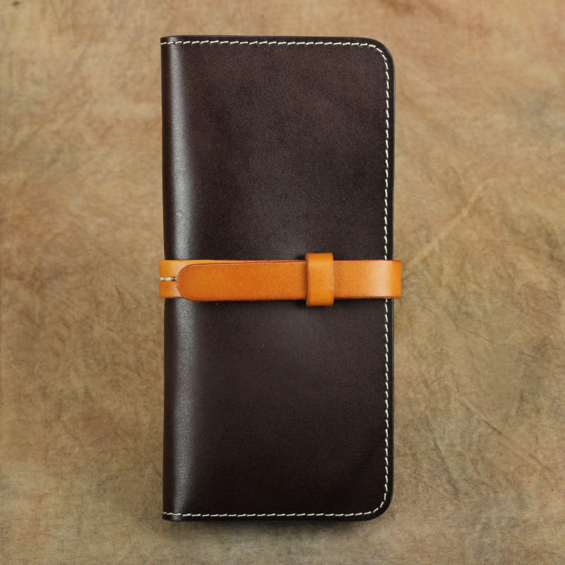 Women's & Men's & Vintage Handmade Leather Trendy First Layer Ladies Wallets