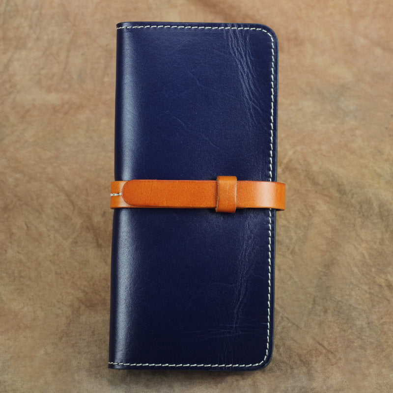 Women's & Men's & Vintage Handmade Leather Trendy First Layer Ladies Wallets