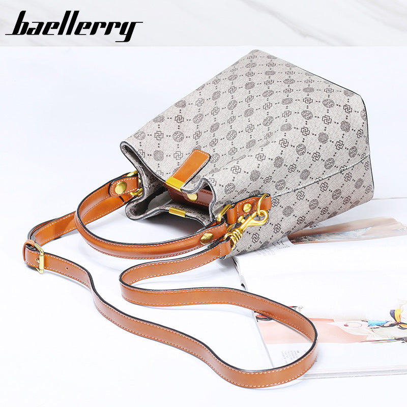 Women's Durable Plaid Portable Fashion Printed Handbags