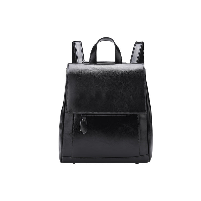 Women's Soft Leather Genuine Fashion Large Capacity Backpacks