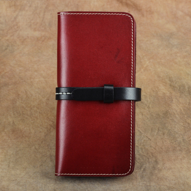 Women's & Men's & Vintage Handmade Leather Trendy First Layer Ladies Wallets