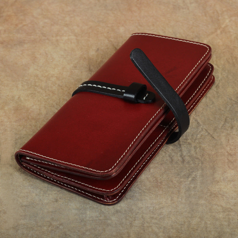 Women's & Men's & Vintage Handmade Leather Trendy First Layer Ladies Wallets
